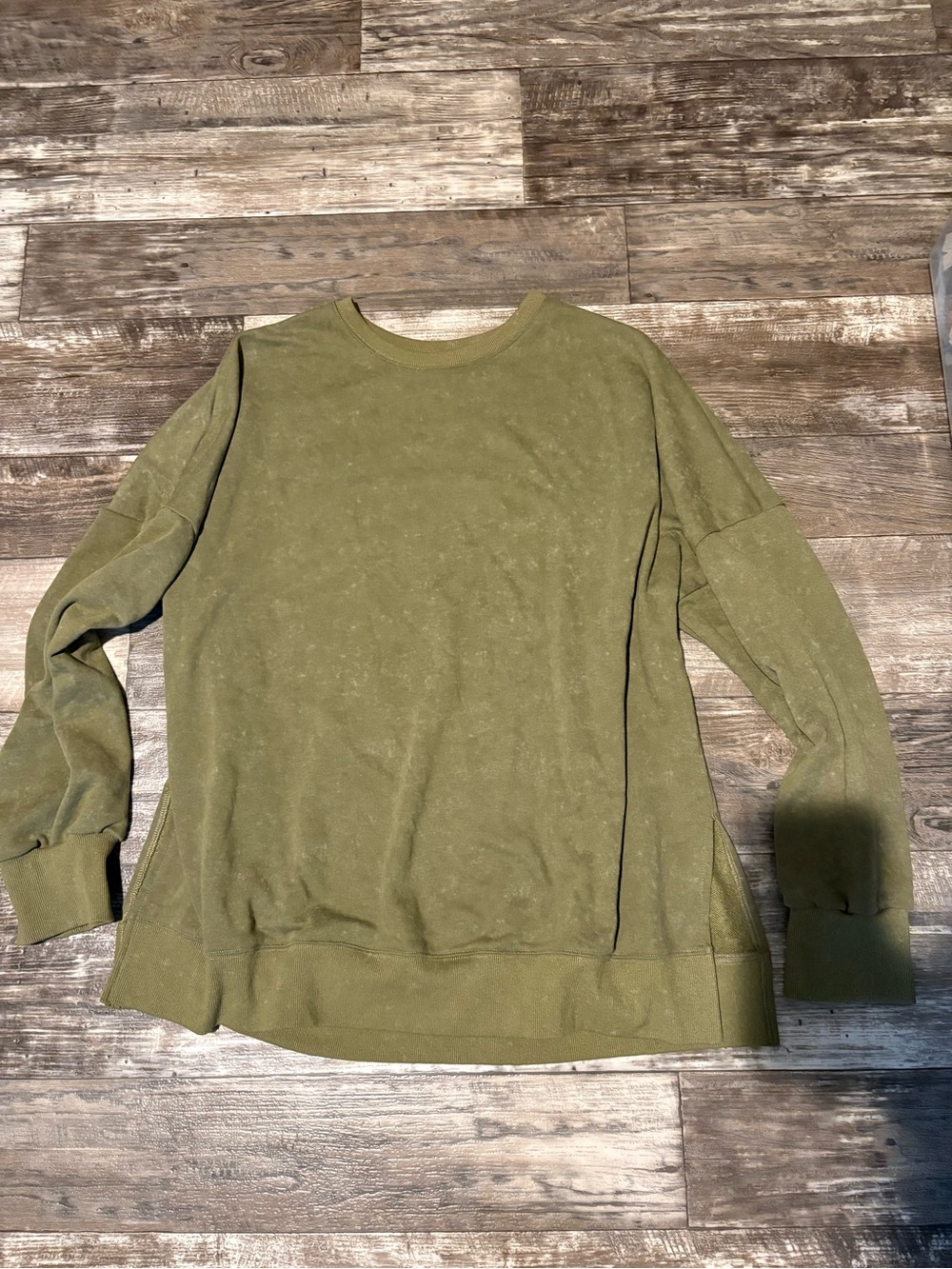 Olive Green Crewneck Sweatshirt Women’s Size XXL